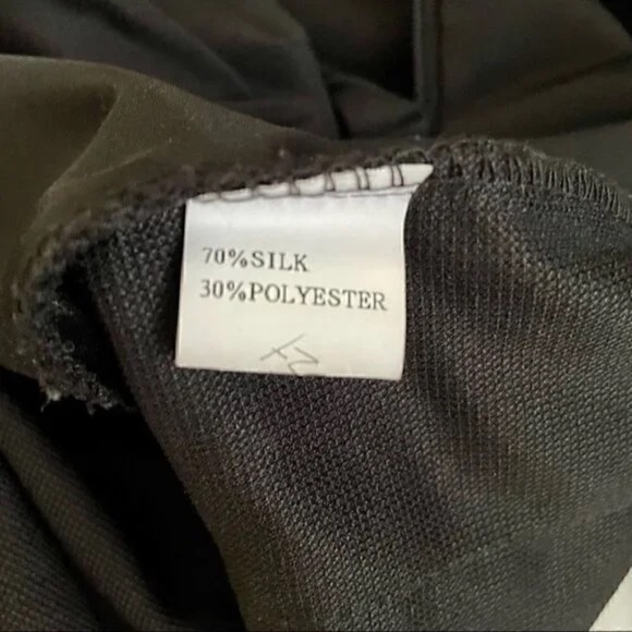 Victoria by Victoria Beckham Colour Block With Silk Overlay Shift Dress,… - Picture 14 of 15